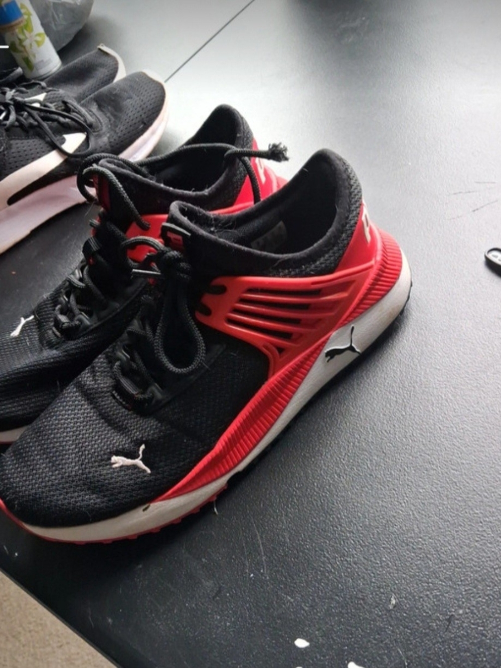 Puma Black and Red Performance Running Shoes - Picture 8 of 12